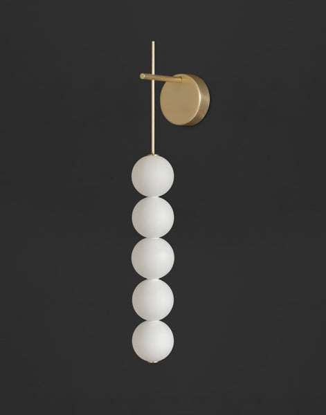 Abacus wall sconce