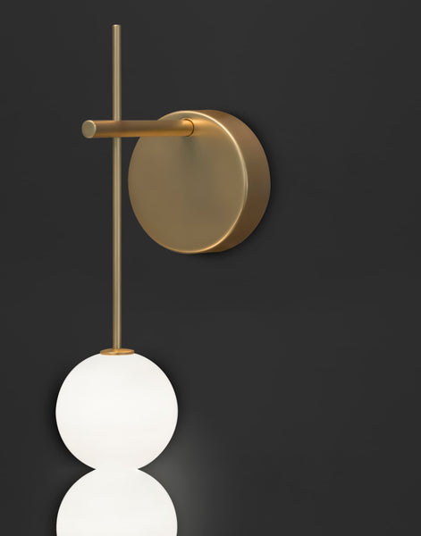 Abacus wall sconce