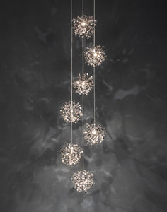 Argent, mon bijou 7 light pendant 1 | Terzani shop