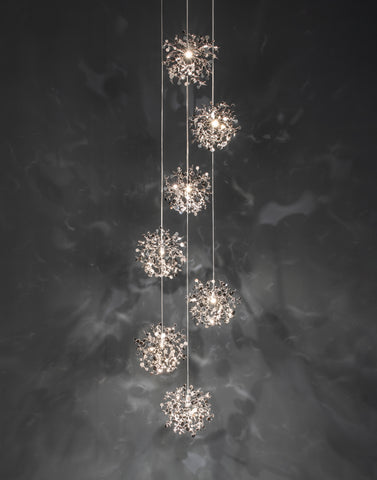 Argent mon bijou 7 light pendant 1 | Terzani shop