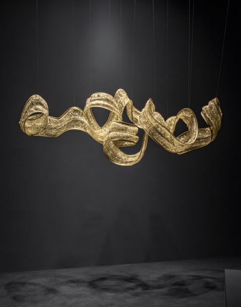 Genesis double linear suspended sculpture 2 | terzani shop