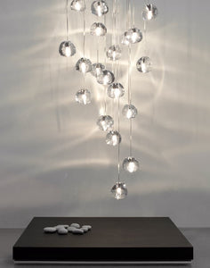 Mizu 26 square multi light pendant 1 | Terzani shop